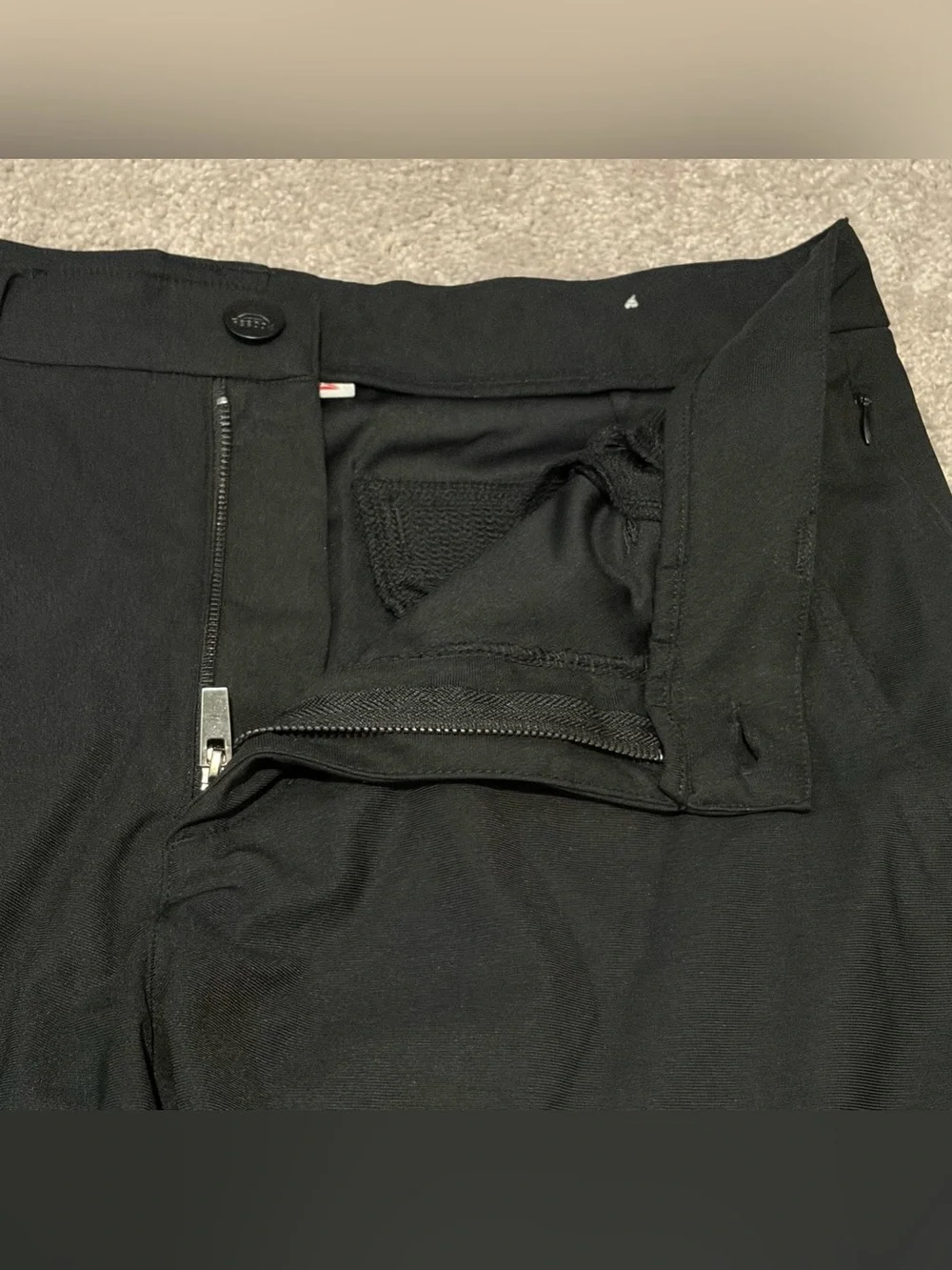 Reebok Tapered Golf Pants Men’s 32x32 Fits 34x32 Black Performance Chino Stretch
